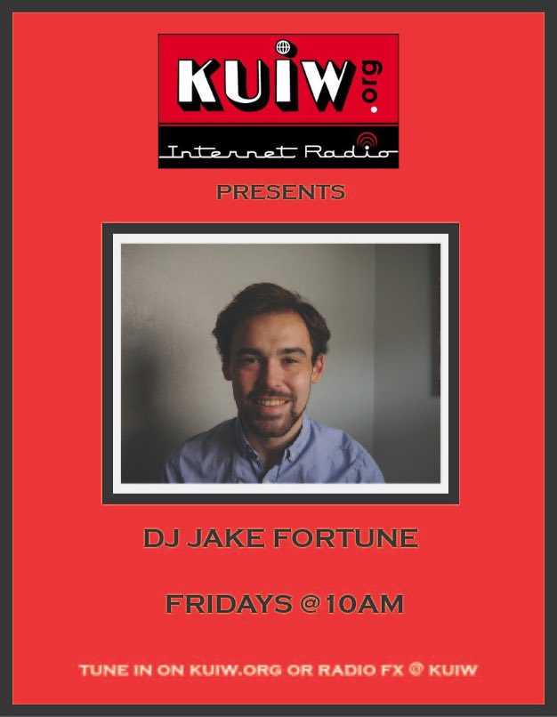 uiw_comm's tweet photo. KUIW proudly presents DJ Jake Fortune! His show includes multiple genres, from Soul and R&B, to Indie and Punk Rock. Tune in on Fridays @ 10AM through https://t.co/duL9HKpMis or the Radio FX app!
#KUIW #UIWCOMM #UIWSMD https://t.co/laQaRlVSim