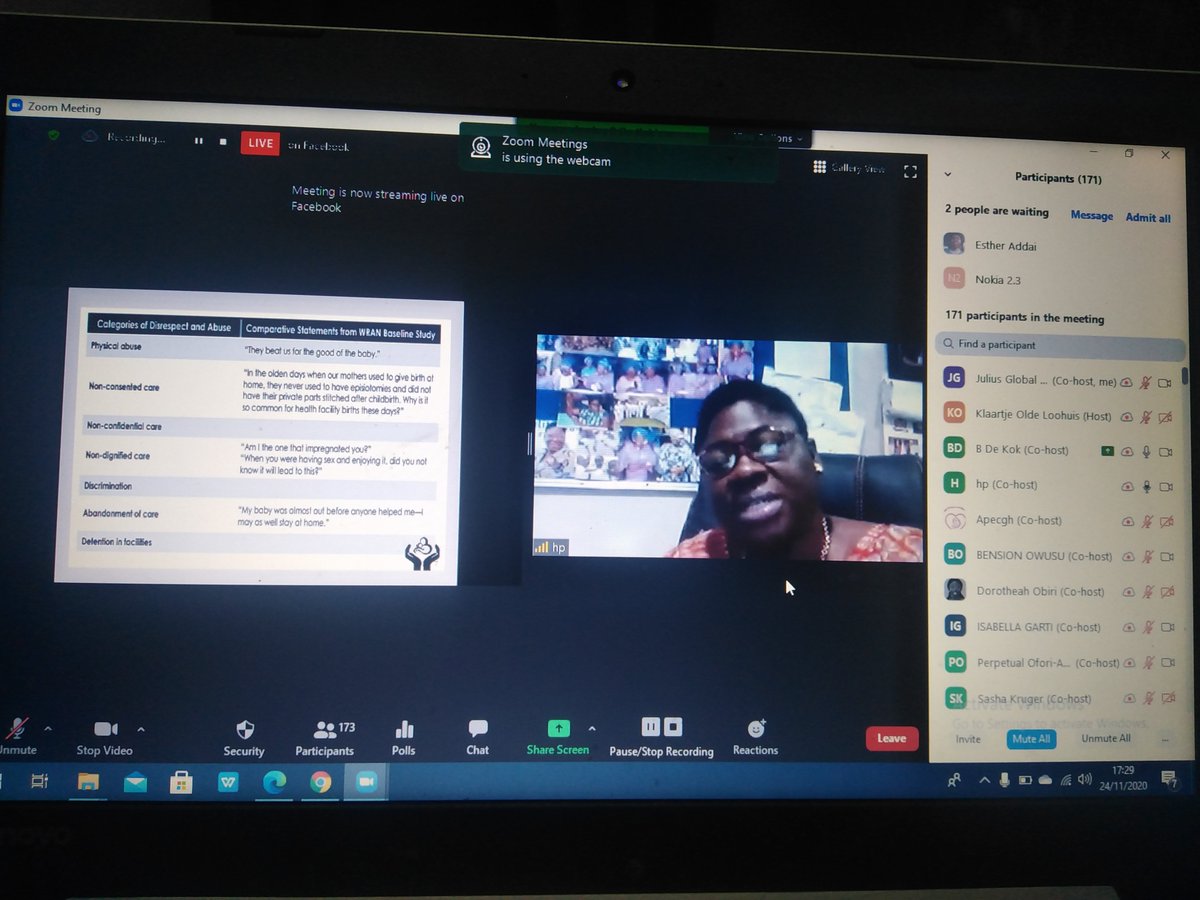 apec_gh's tweet photo. We are Live on Facebook..!!
Over 170 participants and counting..!!!
Join us...!!!
#RMC3
#Demand4QualityCare
#SayNoToTokenism https://t.co/lqDx3NlrSH