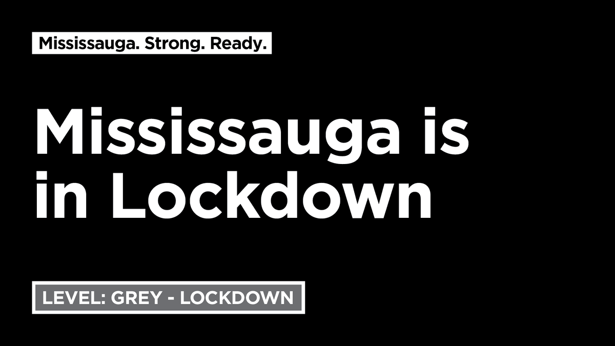 BonnieCrombie's tweet photo. REMINDER: Mississauga is in the Grey-Lockdown level of the @ONgov’s #COVID19 Response Framework. Please only leave your home for the essentials, limit your in-person contact to just your immediate household, and continue following the advice of our public health officials. https://t.co/ttUvcQK8rm