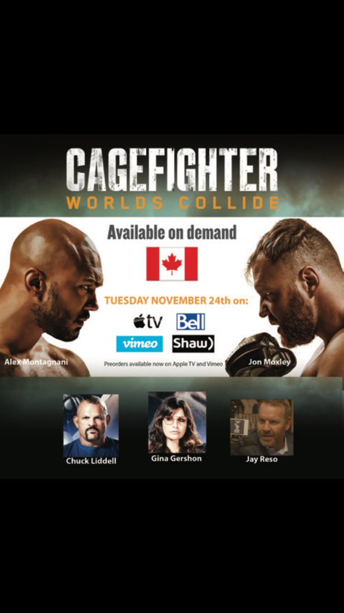 <a href="/CagefighterMov/">Cagefighter Movie</a> check ‘er out bud!
 
Translation: <a href="/CagefighterMov/">Cagefighter Movie</a> is released TODAY on demand in Canada