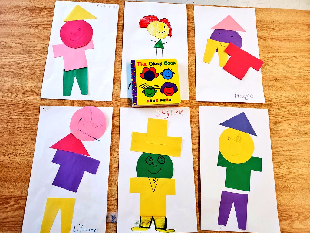 Sawmill_PTP's tweet image. Our Todd Parr inspired artwork turned out so well!!! #ToddParr #mathwork