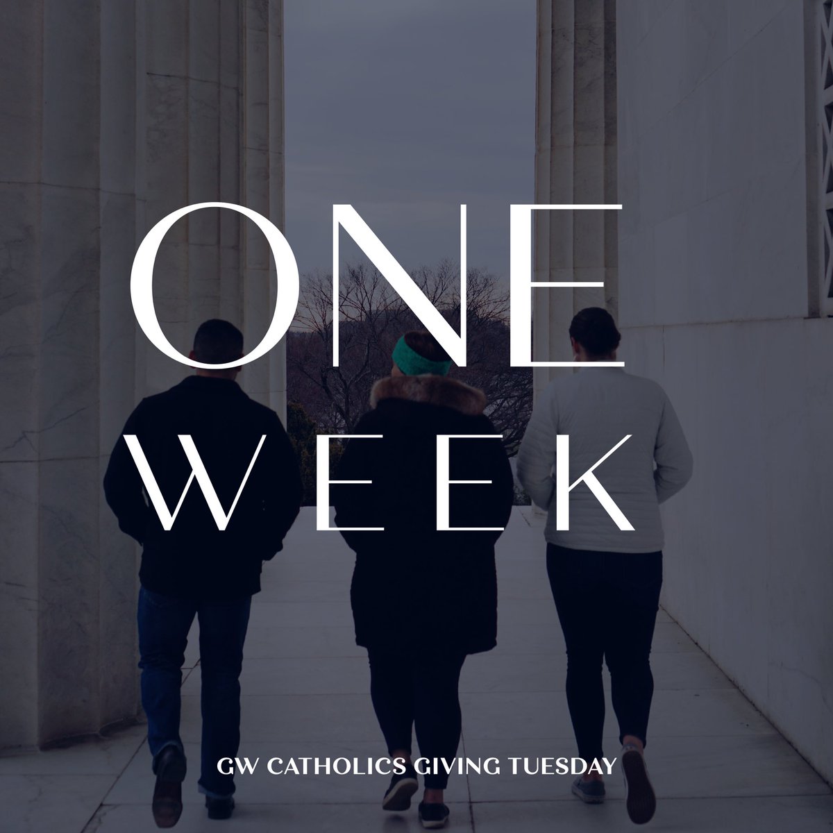 GWCatholics's tweet photo. Giving Tuesday is next week, but you can give now! Support GW Catholics campus ministry. Link in bio. https://t.co/9u0HmRlNDQ