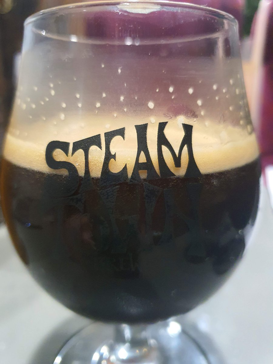steamtownbrewco's tweet photo. Looks like our next offering for #CraftBeerAfterHours is our latest collab with @ElusiveBrew Honky Tonk Controller - a 6% Tonka, Vanilla and Coffee Bean stout. Artwork and tank sample seen here (its quality control honest!) Canning this beauty this week and available from Friday https://t.co/95XBY9McR3