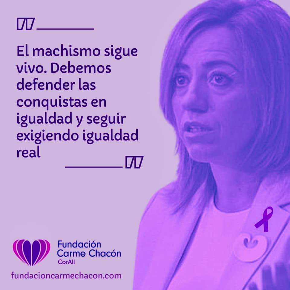 Cuánto te echamos de menos. Cuánta falta haces. T'estimo 💜 #NiUnaMenos #25N #ContraLaViolenciaMachista #CarmeChacon