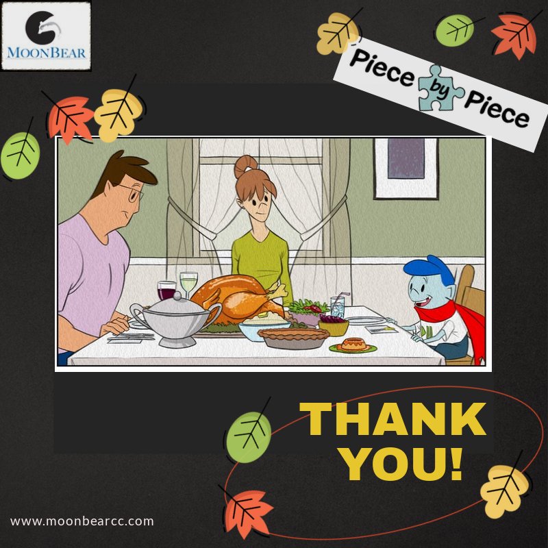 moonbearcc's tweet photo. From T and his family to yours, we hope your Thanksgiving brings you smiles and comfort. Don't forget to join T this week: https://t.co/ZNrQG8ZvXR #AutismFamily #AutismADHD #AutismMom #AutismDad #AutismAwareness #Autism #Autismo #MoonBearCC #ComicStrip https://t.co/uci1Dd6wX3