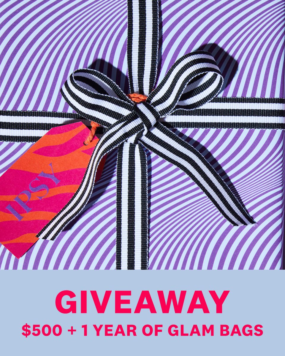 IPSY's tweet photo. 💰 GIVEAWAY! 💰 Be the winner you are and win this $500 (cash!) and year of Glam Bags—Head to our IG for all of the details: https://t.co/cKa59mnnvi || #IPSY #IPSYBePresent https://t.co/6zFr1KlK52