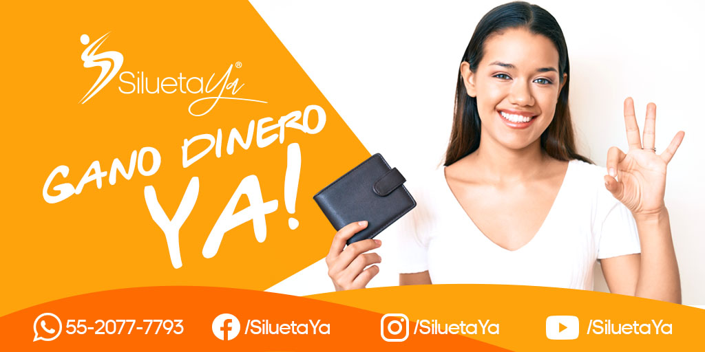 siluetaya's tweet image. Con #SiluetaYA ganas tu propio dinero. 
#GanaYa #EmpoderateYa