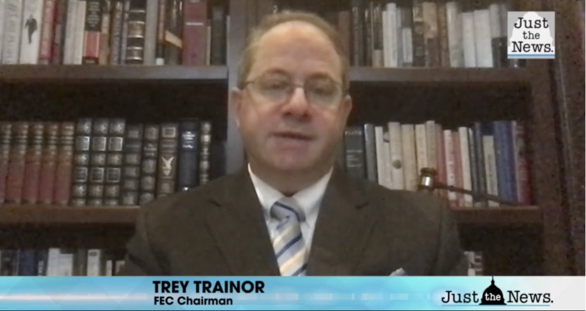 Trey Trainer, the  @FEC commissioner (a Trump appointee), heads the agency responsible for campaign finances oversight, but lately, he has been busy helping spread baseless electoral fraud conspiracy theories.