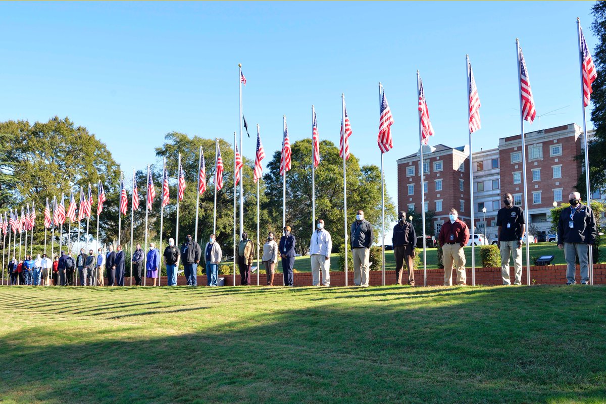 VA_CIO's tweet photo. It was a beautiful day during my recent visit to the Central Alabama Veterans Health Care System. I met with the #DigitalVA team and presented coins to Patricia Atchison, Romisa Lane, and Boyd Hodge in gratitude for their #leadership and dedication to our mission: #ItStartsWithUs https://t.co/ivgmezMjDp