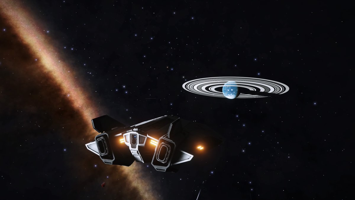 _bioxlapatsa_'s tweet photo. Ringed Earth-like orbiting a GG w/ water-based life #aspinfrontofthings #inthevoid #elitedangerous #PS4share https://t.co/t59MVieR2f
