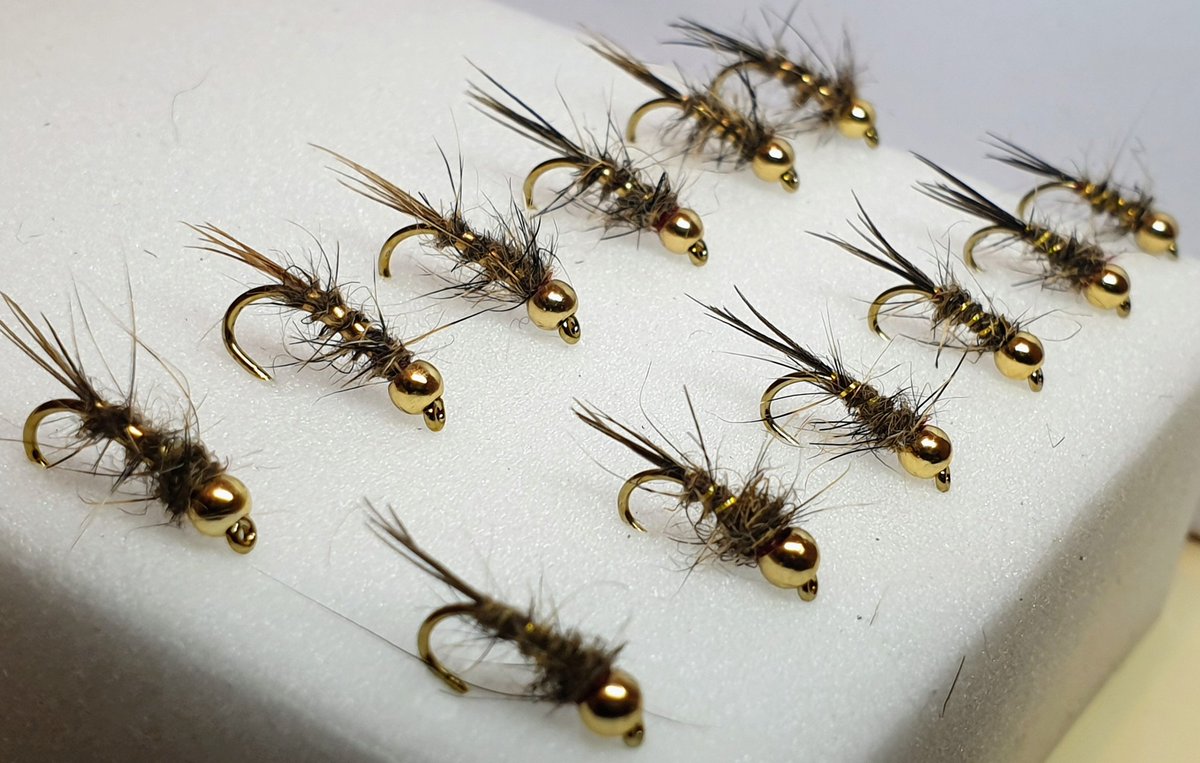 tamby180's tweet photo. Little order of hares ear nymphs ready to do battle with the Grayling . #fishing #flyfishing #flytying #flytyingjunkie #troutfishing #Greyling https://t.co/GsgLA20dEN