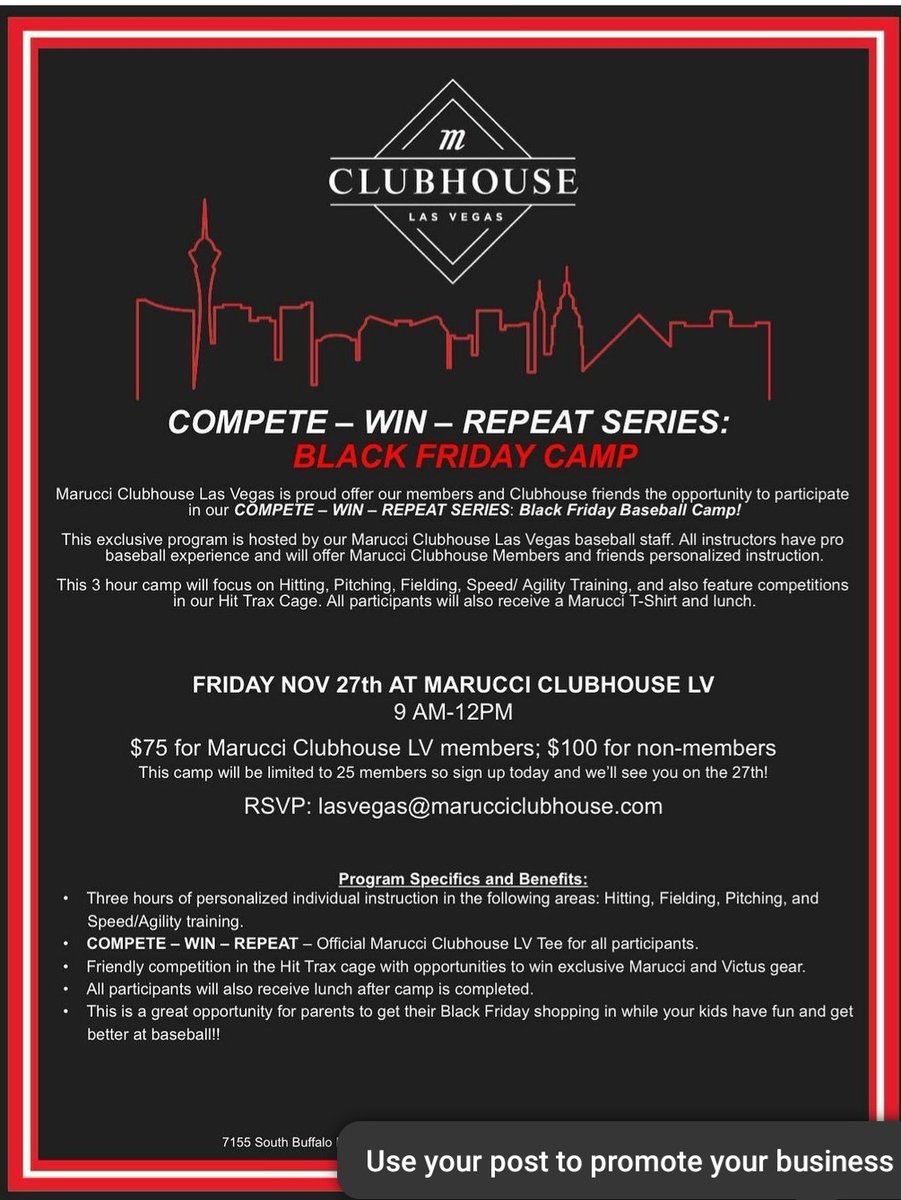 Black Friday Camp is a GO! Spots are limited, sign up today.