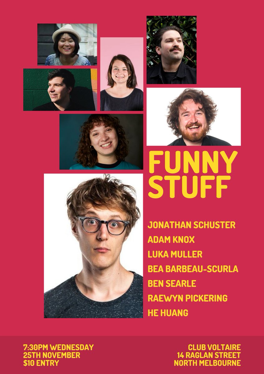 TONIGHT. Comedy on A Wednesday. Imagine such a thing.

Limited tickets available, grab them here:
trybooking.com/BMSKI