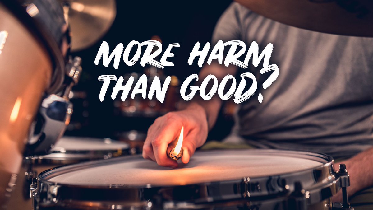 SoundsLikeADrum's tweet image. Can heat really bring a dented drumhead back to life or is it more of a cosmetic fix (and potential hazard)?  
sladl.ink/Episode133 
👂🏼👉🏼🥁
 #drumhack #drumtech