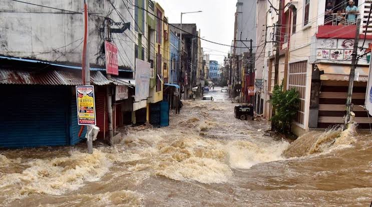  Today,even after light rains, Hyderabad city gets flooded at various places.Set aside Dallas and Istanbul,the people of Hyderabad are suffering from the lack of basic infrastructure like roads and drainage system Nearly 6 lakh houses have been inundated due to recent floods