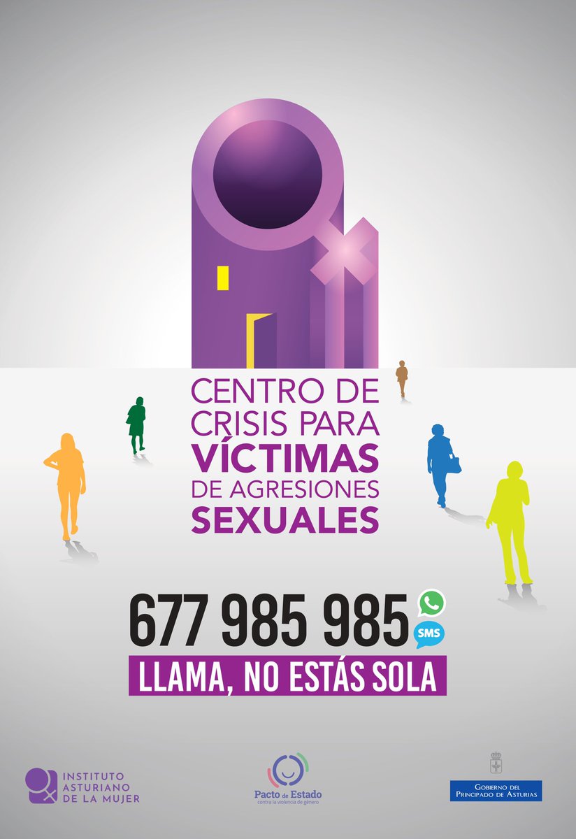 NuriaVarela's tweet photo. #25N El mejor homenaje a las víctimas, que no haya #NiUnaMas #NiUnaMenos Este 25N Abrimos el Centro de crisis para víctimas de agresiones sexuales. #LlamaNoEstasSola #InstitutoAsturianodelaMujer https://t.co/6j9K46VvXe