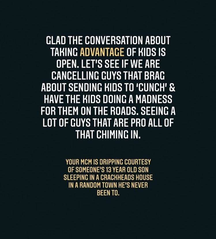 kieronFish's tweet photo. An uncomfortable topic for some but grooming is grooming, whether the gain is sexual or monetary https://t.co/FHOqqs0YJD