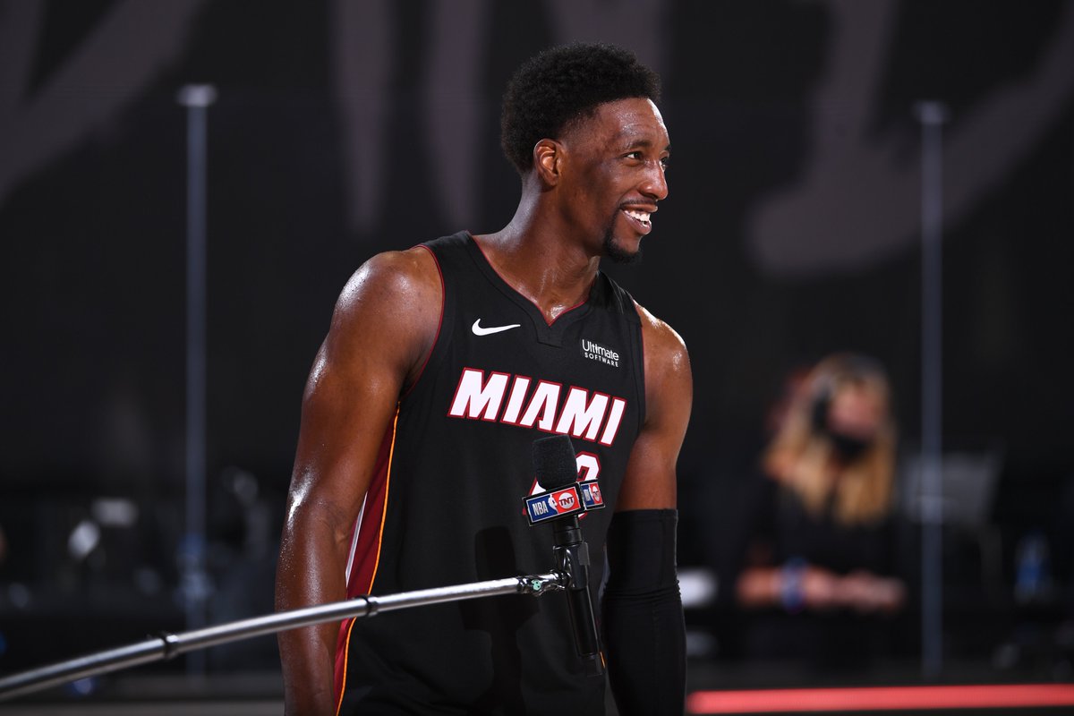 TNTSportsUS's tweet photo. The Heat plan to sign Bam Adebayo to a five-year, $163M contract extension, per @ShamsCharania. https://t.co/prrNjUHQ0m