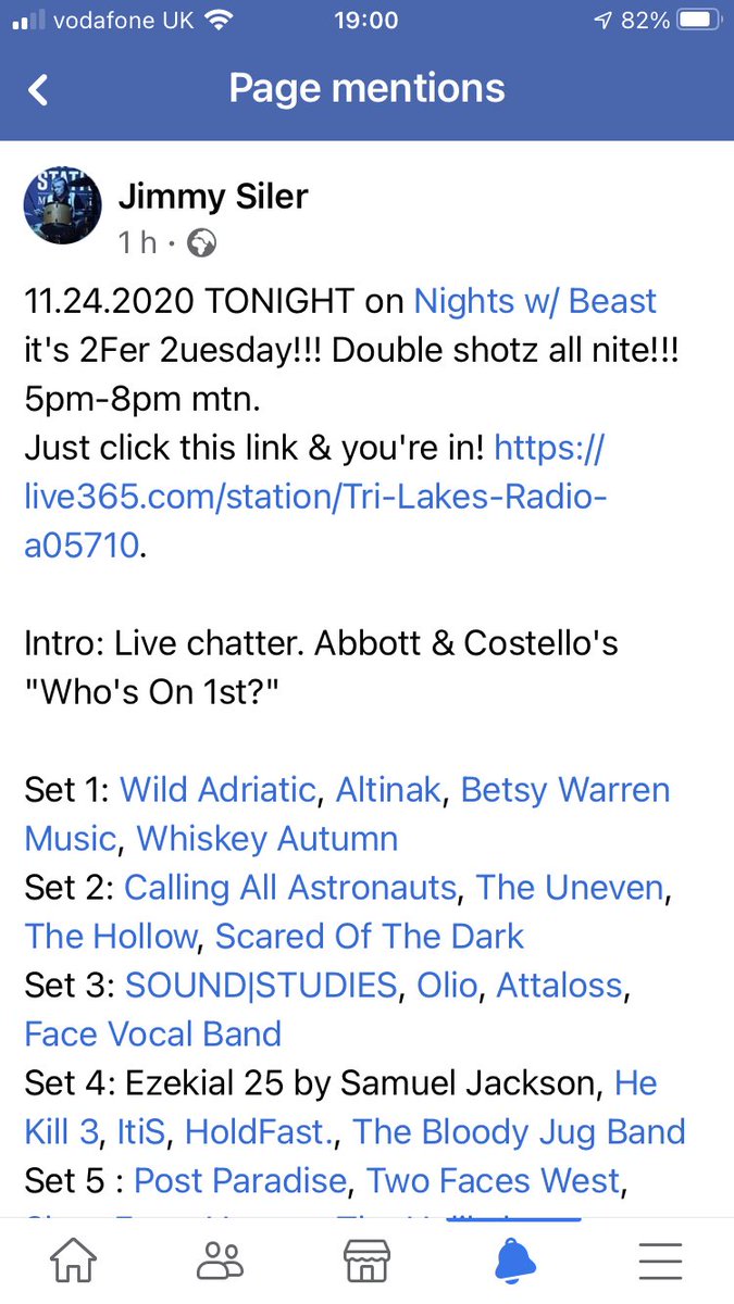 Catch us tonight on <a href="/TriLakesRadio/">Tri Lakes Radio</a>  it’s what you need live365.com/station/Tri-La…