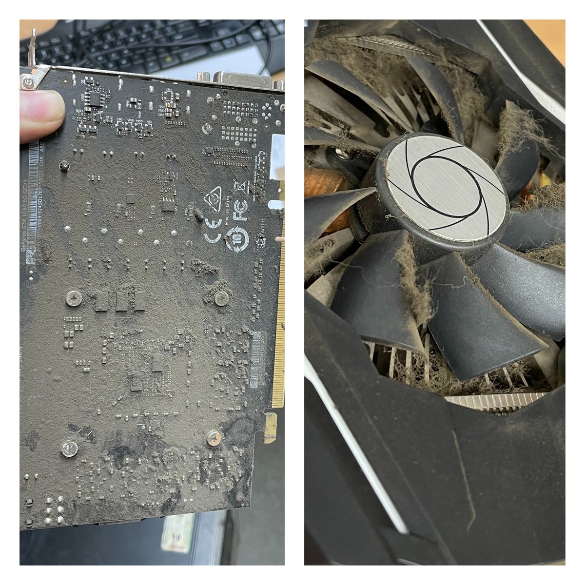WildFrogSystems's tweet image. TECH TIP TUESDAY!!

We were recently called out to look at a failing machine &amp;amp; this is what our tech found inside!

Dust is not your computer&apos;s friend... so make sure computers aren’t located in dusty locations and/or have their filters cleaned regularly.
#localtechsupport