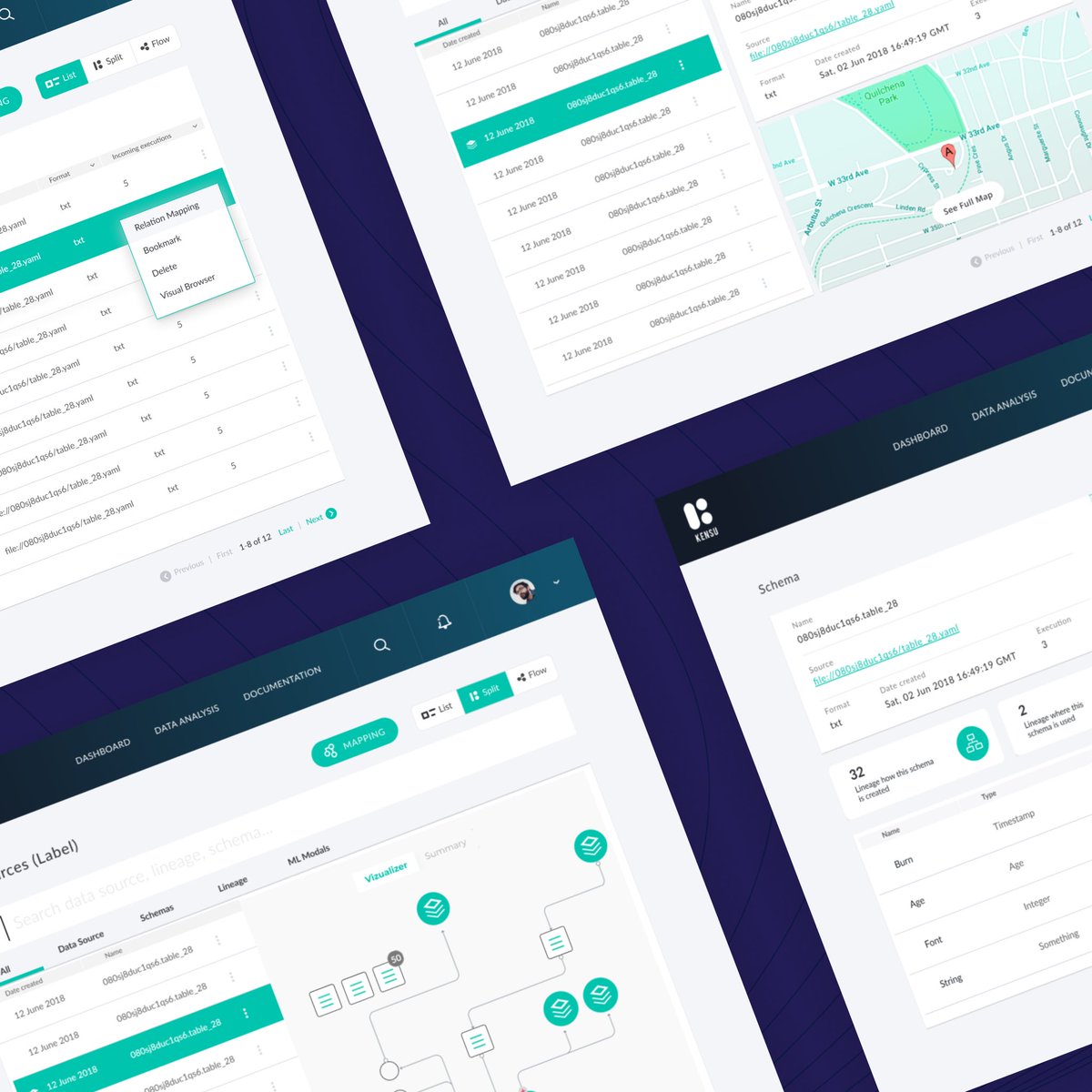 noindesign's tweet photo. We designed a user-centric data monitoring platform that will help companies to comply with General Data Protection Regulation(GDPR) by allowing data origin tracking and data usage. #designfordata #designforsaas #userexperience #visualdesign #designthinking #noindesign https://t.co/2ypd1AhEQb