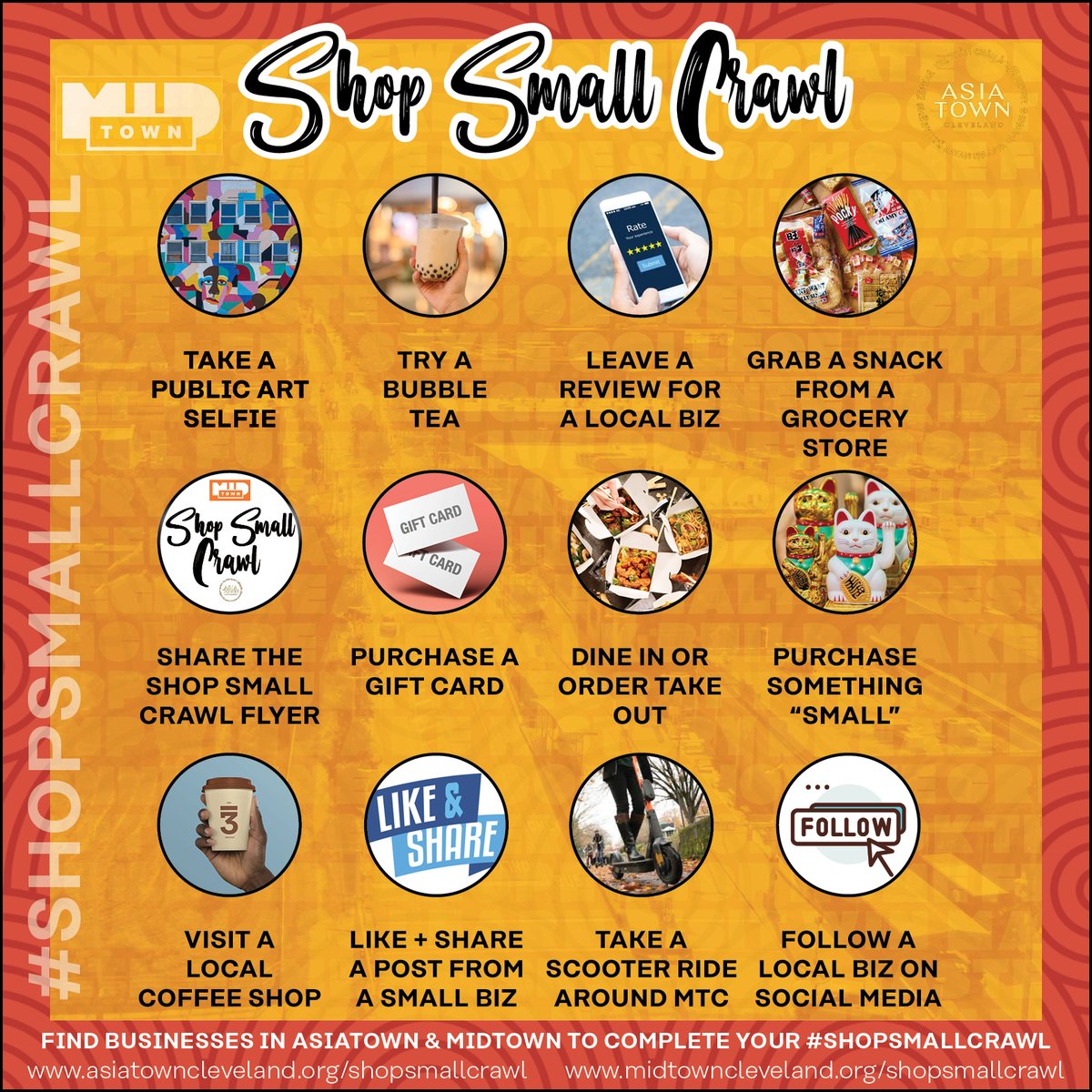 MidTownCleInc's tweet photo. Looking for a way to complete a #ShopSmallCrawl activity today? Simply follow @MidTownTechHive - an office and event space in #MidTownCleveland with amenities including dedicated desks, meeting rooms, classrooms, phone booths, private offices, and more! #SupportLocal https://t.co/YGZ0Y6kdL6