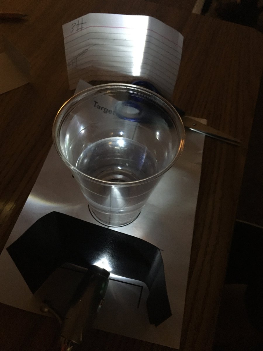 ph_butler's tweet photo. We had a great time learning how light works with a virtual @Sci_in_School visit! Ss did experiments with reflection, refraction and fiber optics! #STEM #SiSImpact @TDSB_Grenoble @tdsb #awesomestartshere https://t.co/SOxAYPc2BT