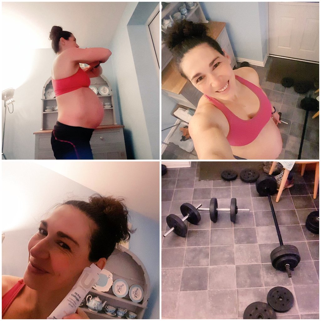 angelgracej's tweet photo. Week39...feeling good, but hoping baby decides to say hello soon. Trying to stay active in the meantime, while running after a toddler and dog! Helped by #uperform #collagen! https://t.co/3pmmzGzKiF