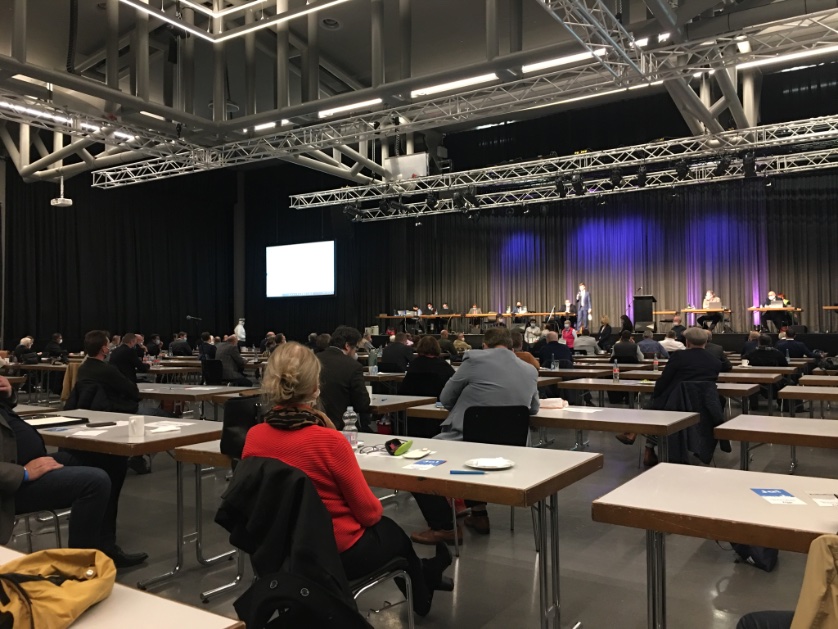 Parteitag des #AfD Bezirksverbands Köln. Gewählt werden heute Bundesparteitagsdelegierte und die Reserveliste für den Regionalrat Köln. Entspannte Stimmung.