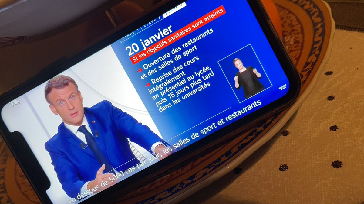 Wsh faut attendre le 20 janvier, force aux restaurateurs c n’importe quoi #macron20h