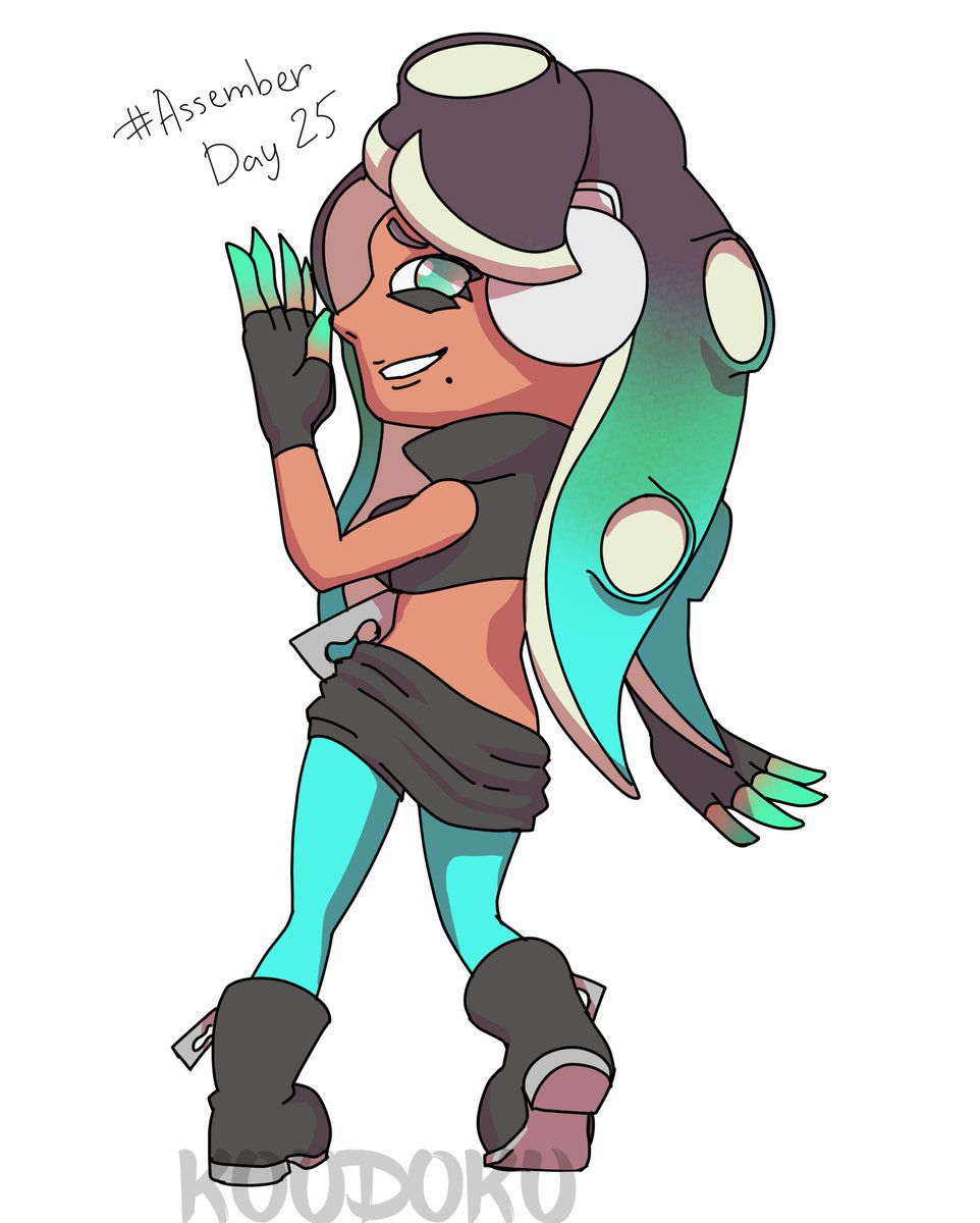 koudokutentacle's tweet photo. #Assember Day 25
Marina? Srry i don't know splatoon fandom https://t.co/3fYy8kgD9s