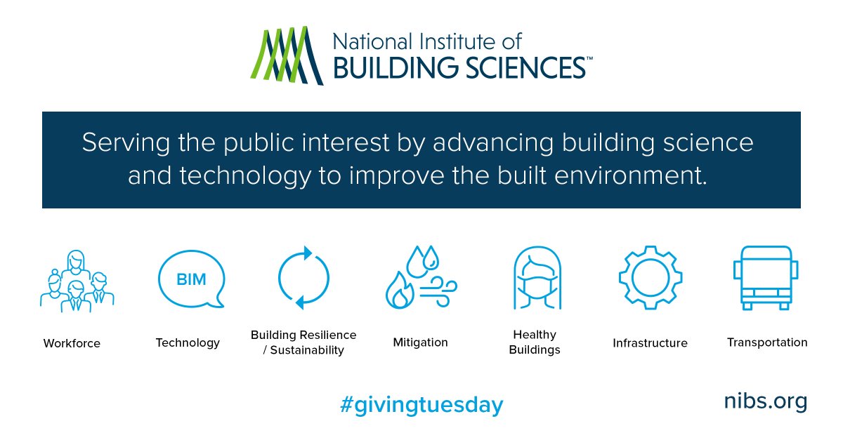bldgsciences's tweet image. We bring together experts in building science, construction and government. But our work doesn’t happen without you, and we need your support. Please visit nibs.org for more information. #GivingTuesday #gratitude