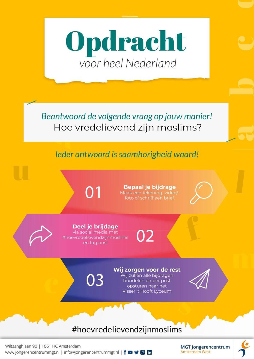 MGTAdamWest's tweet photo. Wij hebben een opdracht voor heel Nederland!

Afgelopen week verscheen op social media een foto van een bijzondere schrijfopdracht op een middelbare school. De docent had de leerlingen gevraagd verbanden te leggen tussen moslims en terrorisme. https://t.co/DiDdRzJgYY
