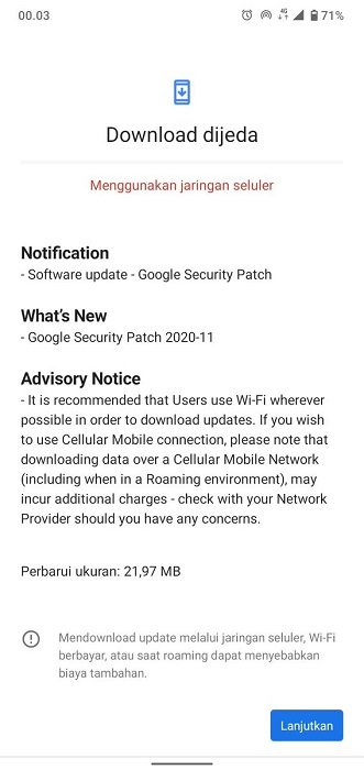 RaghavTechie's tweet image. Nokia 2.2 receiving November 2020 Security update.

#Nokia #Nokia2dot2
@NokiaMobile