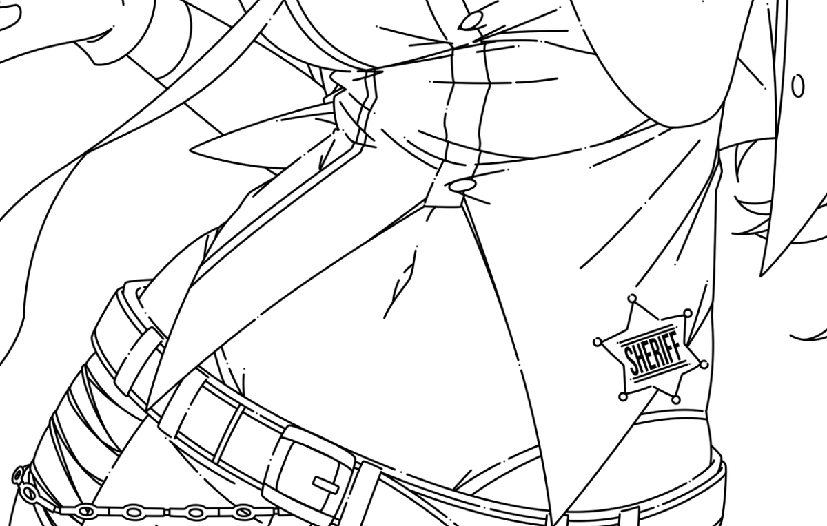lineart done phew (wip) 