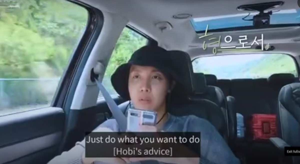 Kth1 is coming and hobi& #39;s wise words and kind reassurance for Tae& #39;s first mixtape. God I love this angel
