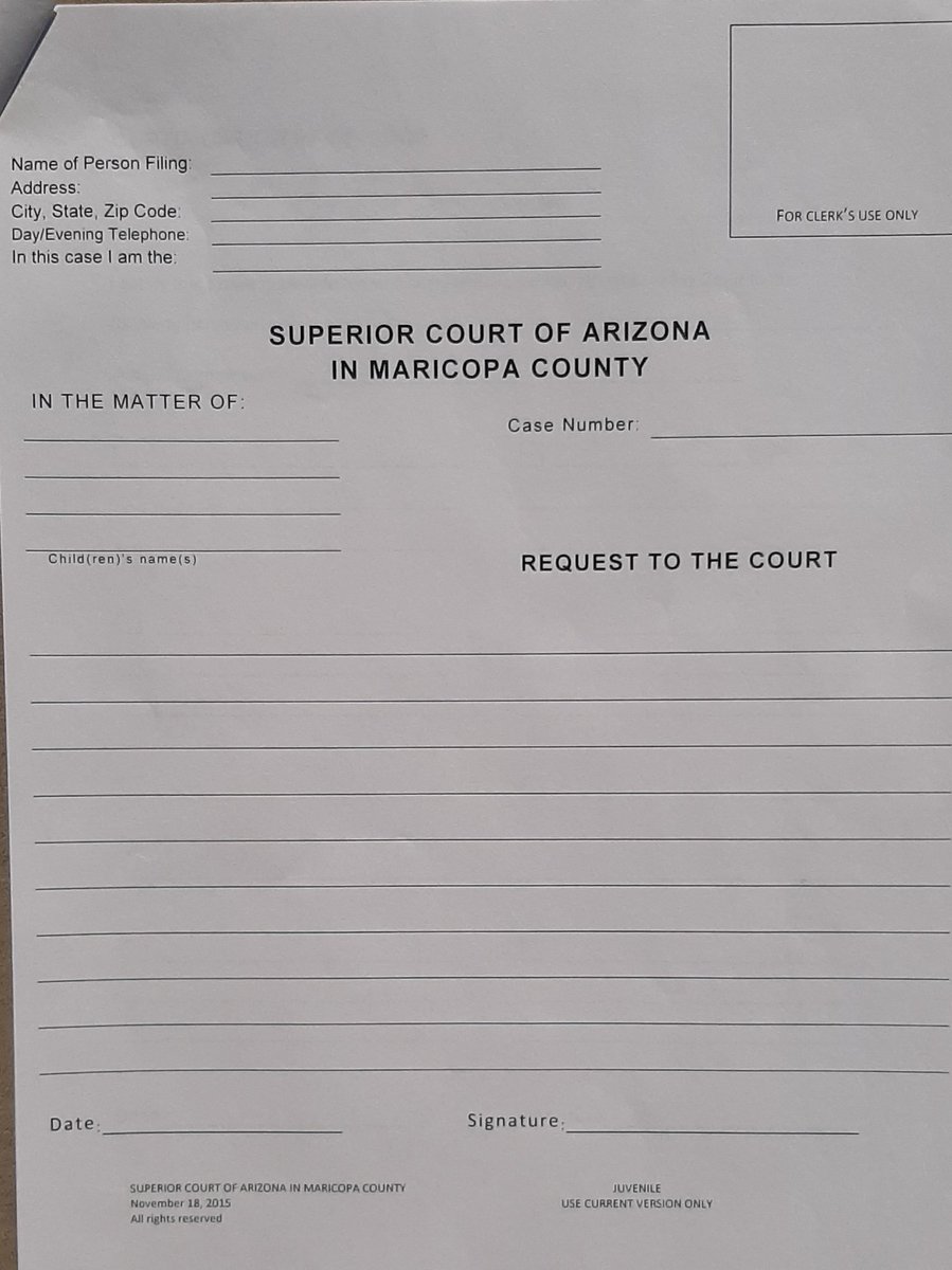 AZDCSWarriors's tweet photo. Family, Grandparents, Kinship: Don't let AZ Dependency Court tell you you have 2 file motions 2 intervene, get visitation, point out #AZDCS untruths, etc. This is a simple form you won't find online! @DragonRageGamin @USHEMP @AZCourts @EscobarBrangus
@child_protector @forloveofJ https://t.co/2zauoo6KsC