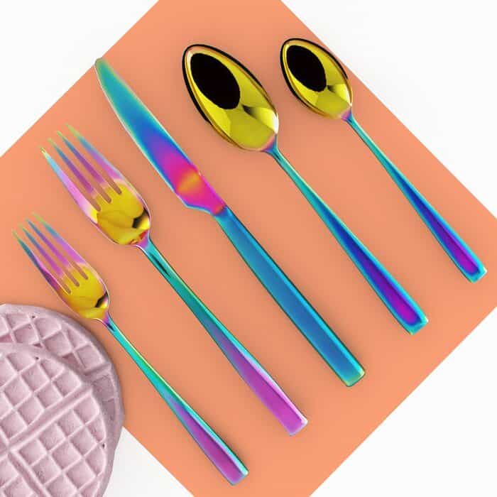 GoThingsIDesire's tweet image. Guinn Decker Flatware Set - buff.ly/36XKiOg

#kitchen #kitchentools #flatwareset #kitchengifts #rainbow #spoon #flatware #coolstuff #creativedesign #uniqueproducts