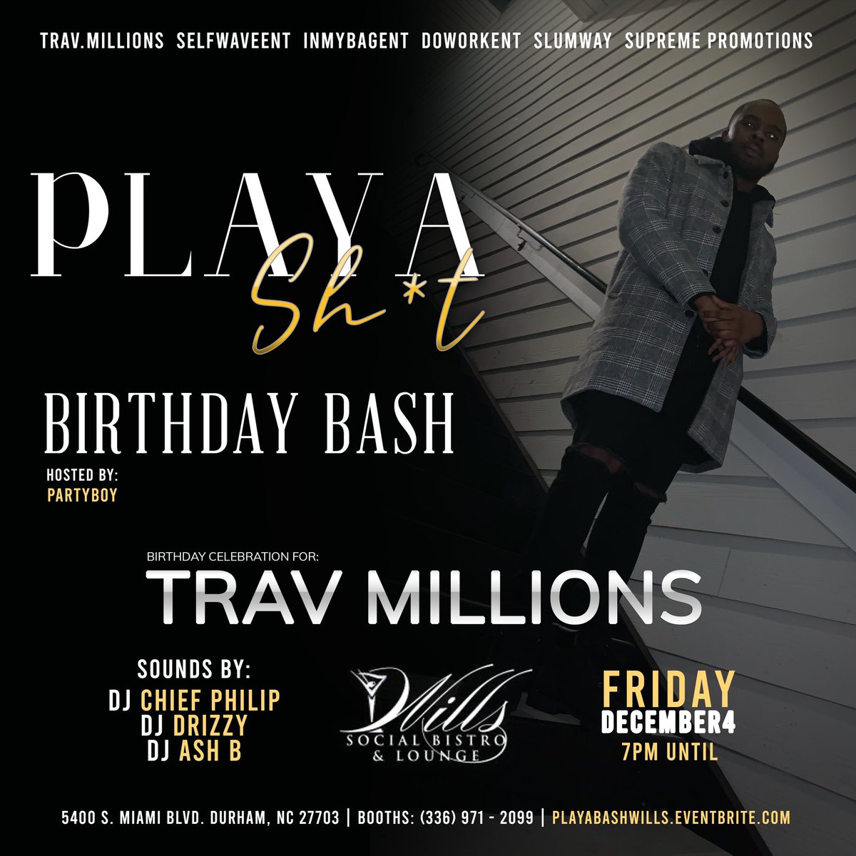 Onmyroad2_Richz's tweet photo. TOLD YALL WE BEEN WORKING TICKETS GO ON SALE TODAY AT 5PM  NEXT FRIDAY CELEBRITY GUEST HOST AND A FEW LEAGUE PLAYERS ON THIS 

REAL PLAYA SH*T 😎 

NEED ALL MY BOSS FEMALES 
&amp; BOSS NIGGAS TO STEP FOR THIS 

AYE YO BDAY GONE BE CRAZY BRO @_partyguru NO CAP

TICKETS DROP AT 5PM 😁 https://t.co/dCEidXY4mZ