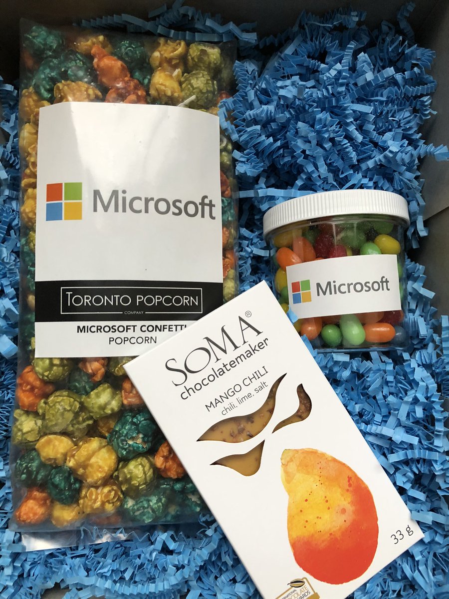 ARstories's tweet photo. And look what just arrived to celebrate #MSFutureNow On-Demand! How 🍭SWEET 🍬 & thoughtful ☺️
Thank you @microsoftcanada 🧡💚💙💛 and so nice to see local #Toronto 🇨🇦 businesses being supported in the 🎁 https://t.co/ZwgHisiukK
