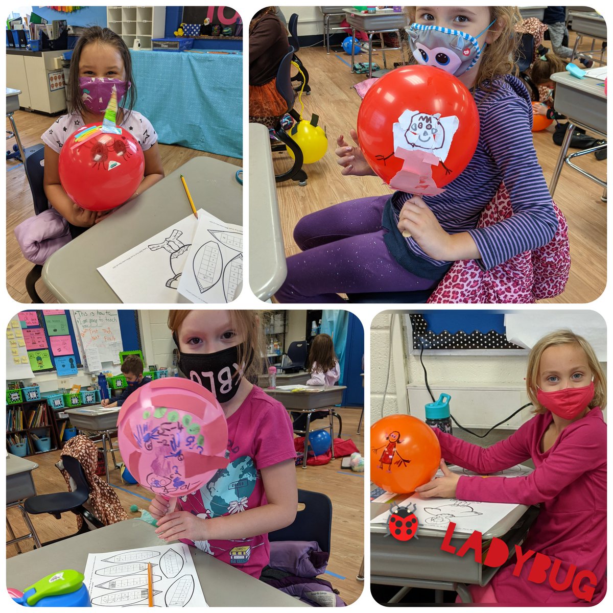 MrsDeyTeaches's tweet photo. Great way to end our week... Creating favorite character floats after reading Balloons over Broadway! Happy Thanksgiving! #brunswickpride https://t.co/fwR2o2DuMg