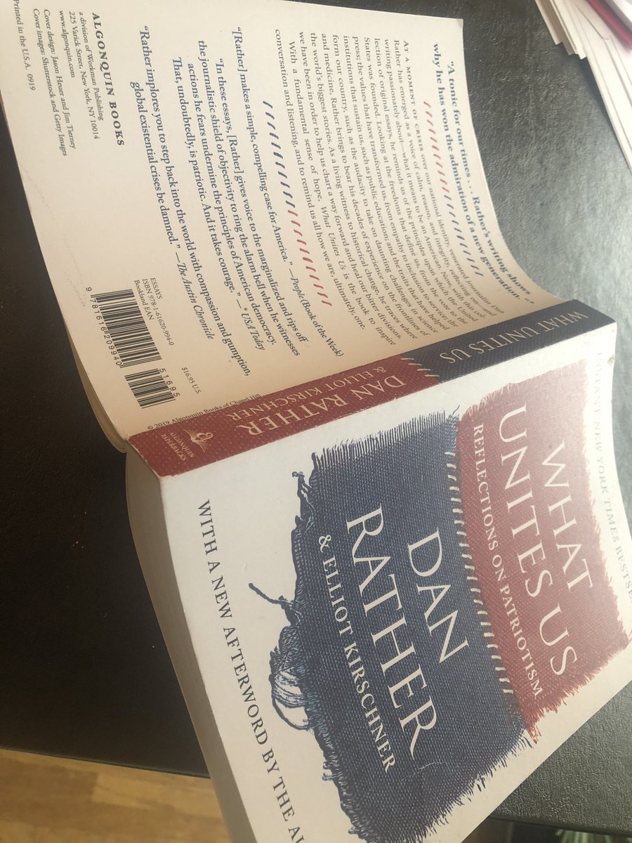 I think my love of news first came from early memories of my grandparents watching @DanRather Just finished #WhatUnitesUs and will now share with my 94 yr old gram who survived Covid in the spring and is now “bored” in her nursing home! https://t.co/3xHjW2OhpJ