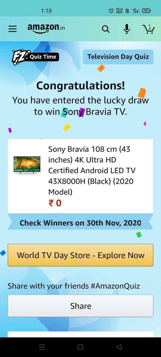 BasuDeborshi's tweet image. #AmazonAnswerandWin