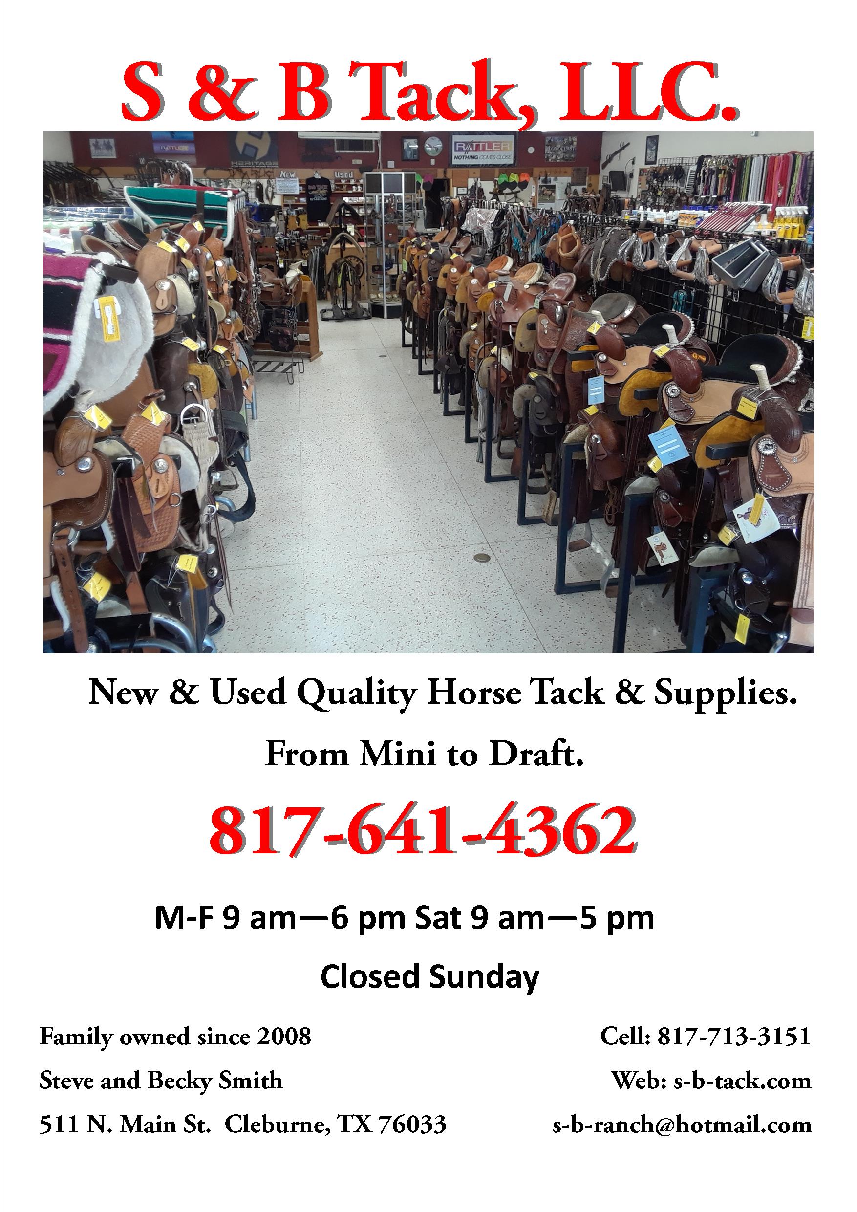 S & B Tack, LLC (SBTack) / Twitter