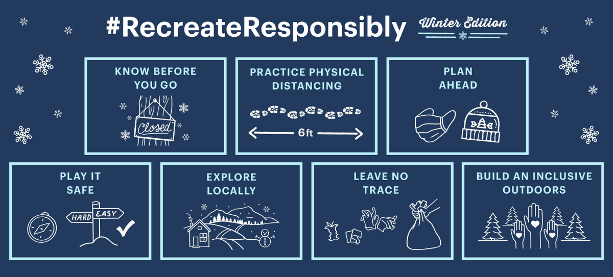 CORecIndustry's tweet image. Winter is coming –– are you in the know for snow? Check out the winter edition of the #RecreateResponsibly guidelines for tips on safe winter recreation:  recreateresponsibly.org/winter