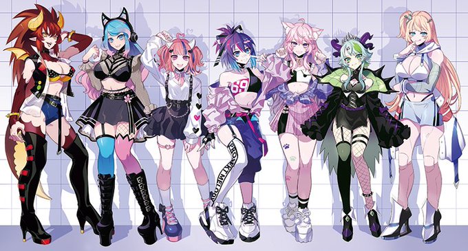 アメリカ初のvtuber Vshojo イラストと実物3dモデルのデザインが全然違うと話題に まとめダネ