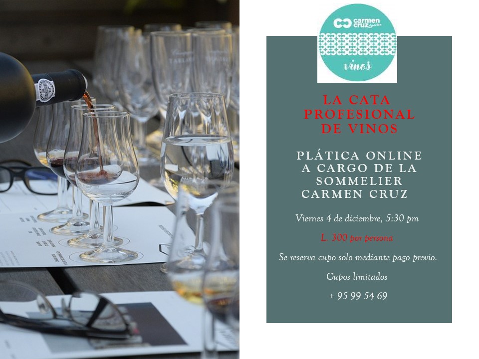 carmenyad's tweet photo. La Cata Profesional de Vinos, aprende lo básico con esta plática! No te pierdas de esta oportunidad, la última por este año. 
📲+información al 95995469
🍾🍷🥂🍾
#carmencruzvinos #CulturaDeVinos #vinos #cataprofesionaldevinos #catadevinos #winetasting https://t.co/54xFaT5XIN