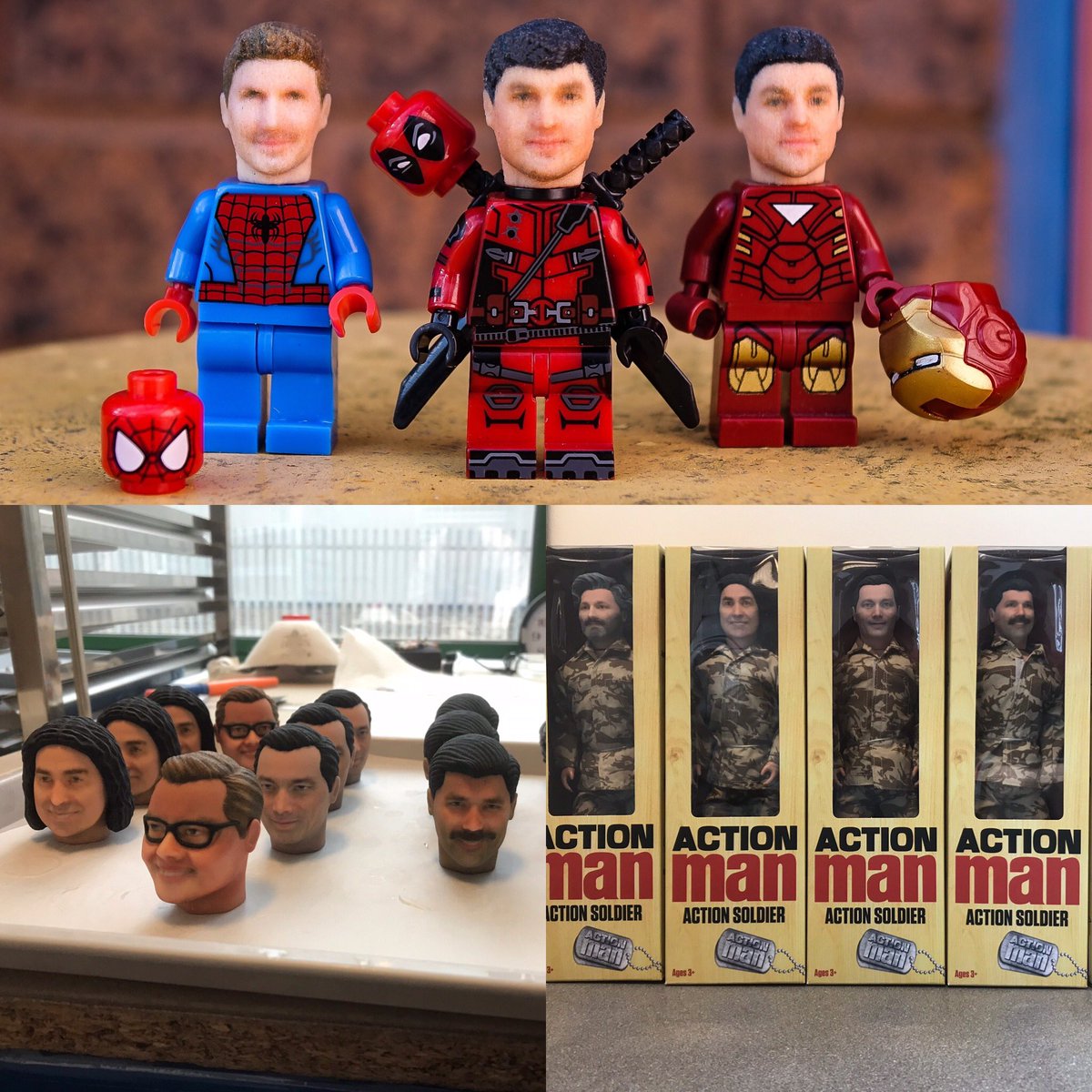 Christmas is coming #uniquegifts #coolgifts #personalisedgifts  visit our website #minifigures Funky3DFaces.com