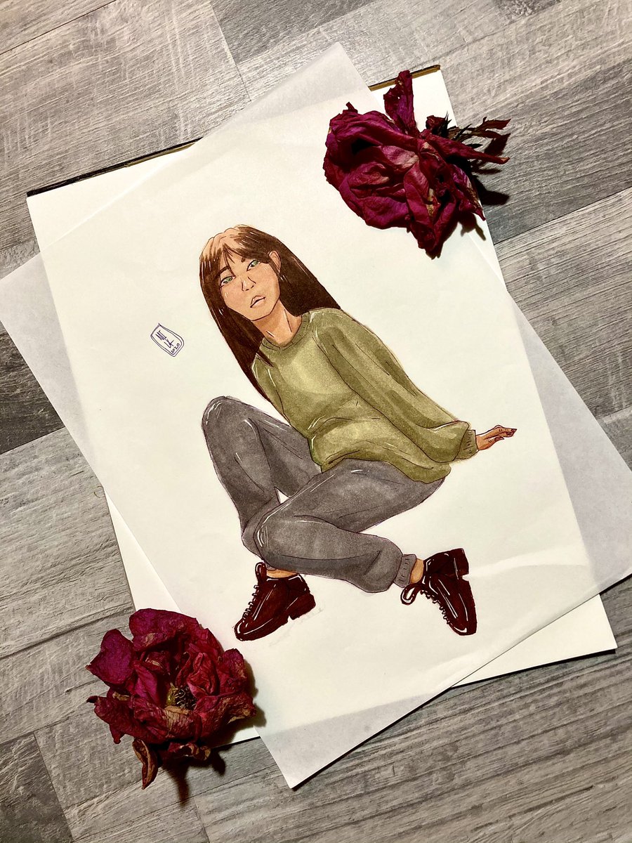 touchofmilk's tweet photo. I haven’t tweeted in a long time, I thought I’d share some of the #art I’ve made with #marker! https://t.co/35uDed8gO6