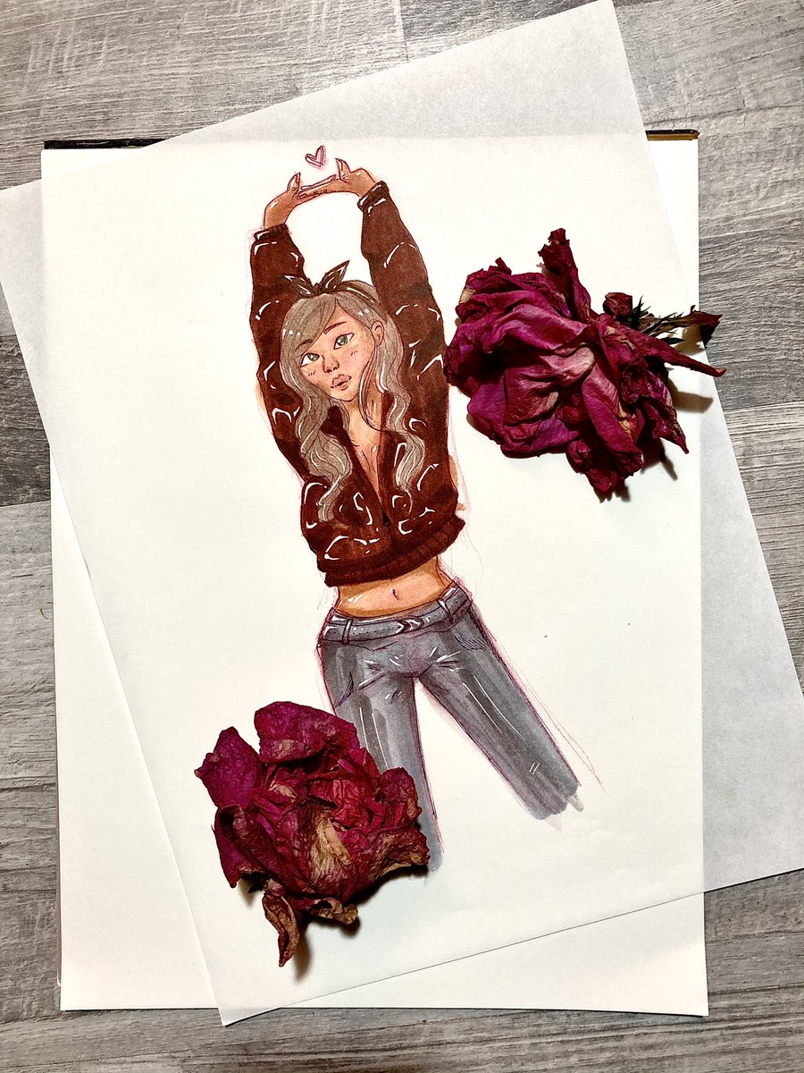 touchofmilk's tweet photo. I haven’t tweeted in a long time, I thought I’d share some of the #art I’ve made with #marker! https://t.co/35uDed8gO6